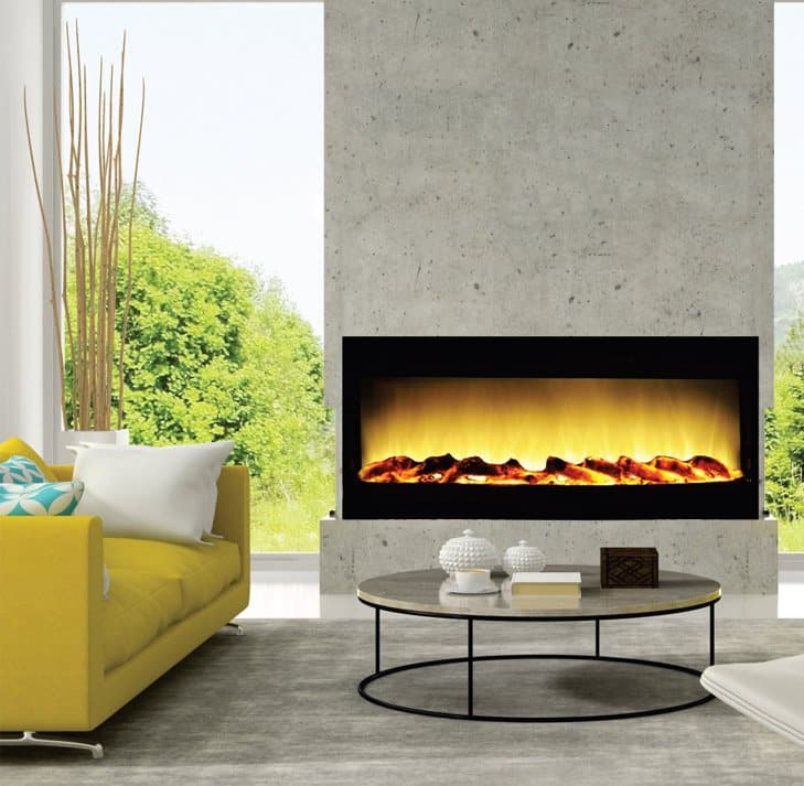 TöSO electric fireplace