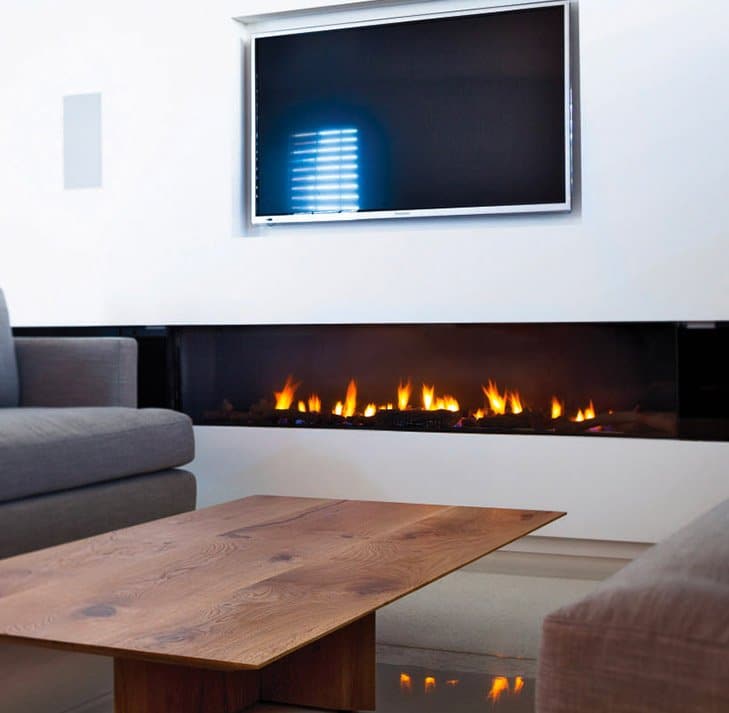 Ortal gas fireplace