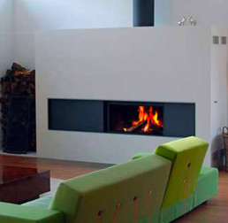 STÛV wood fireplace