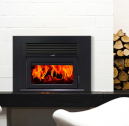 Wood fireplace insert