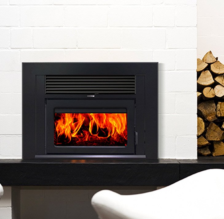 Wood fireplace insert